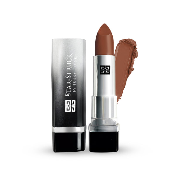 Cinnamon - Luxe Matte Lipstick, Brown | 4.2gms
