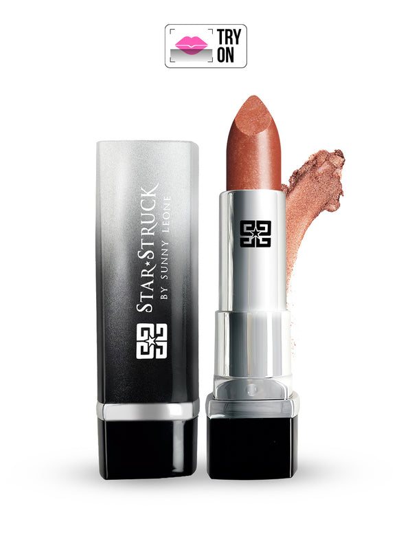 Bronze Beauty - Shimmer Lipstick - Brown, Metallic Lipsticks | 4.2gms