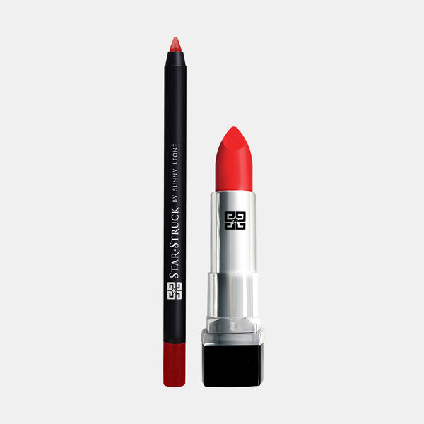 Cherry Bomb - 2Pcs Lip Kit, Lipstick & Lipliner Kit - Red