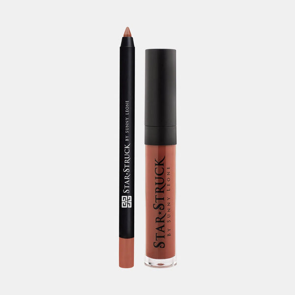Caramello - 2PC Lip Kit-cruelty free cosmetics-Sunny Leone