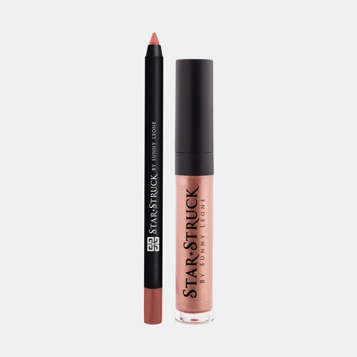 Champagne Sparkle - 2PC Lip Kit-cruelty free cosmetics-Sunny Leone