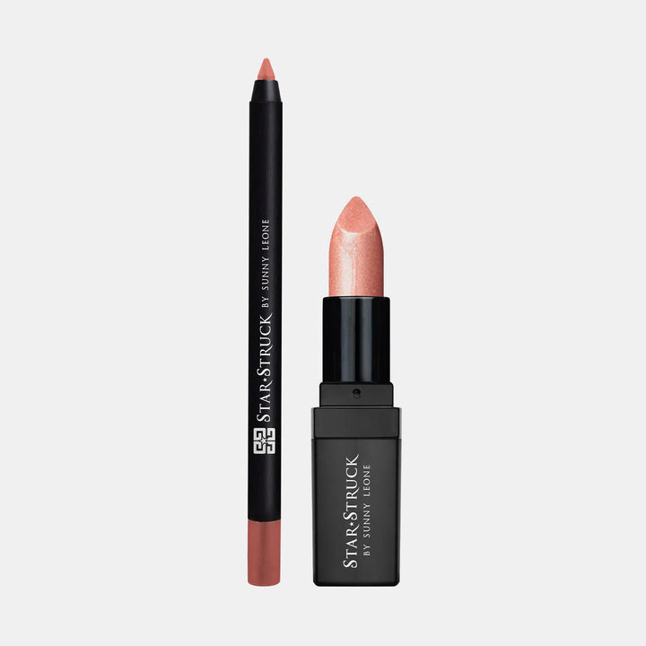 Champagne Sparkle- 2PC Lip Kit-cruelty free cosmetics-Sunny Leone