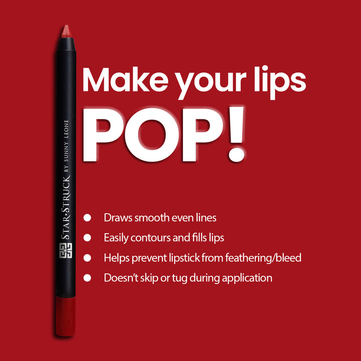 Cherry Bomb - Long Wear Lip Liner-Lip Liner-cruelty free cosmetics-Sunny Leone