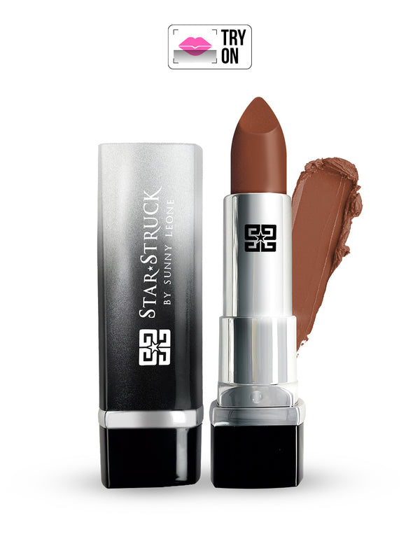 Cinnamon - Luxe Matte Lipstick, Brown | 4.2gms