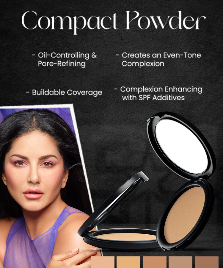 Compact Powder - 05 for Deep Skin, Light weight, Long Wearing