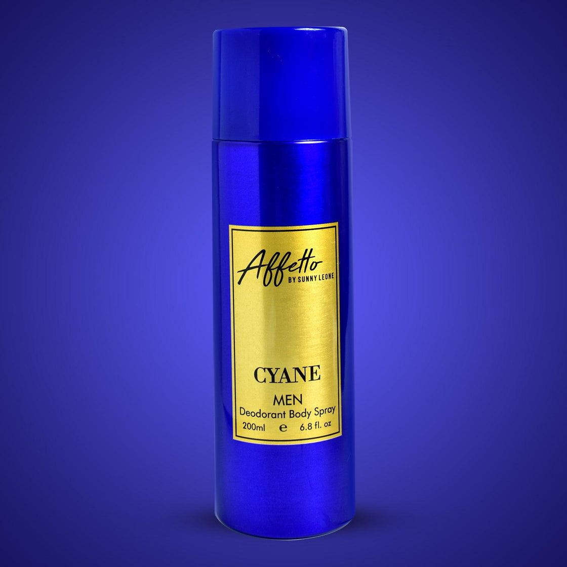 CYANE- FOR HIM AFFETTO BY SUNNY LEONE -200ML-Deodorant-cruelty free cosmetics-Sunny Leone
