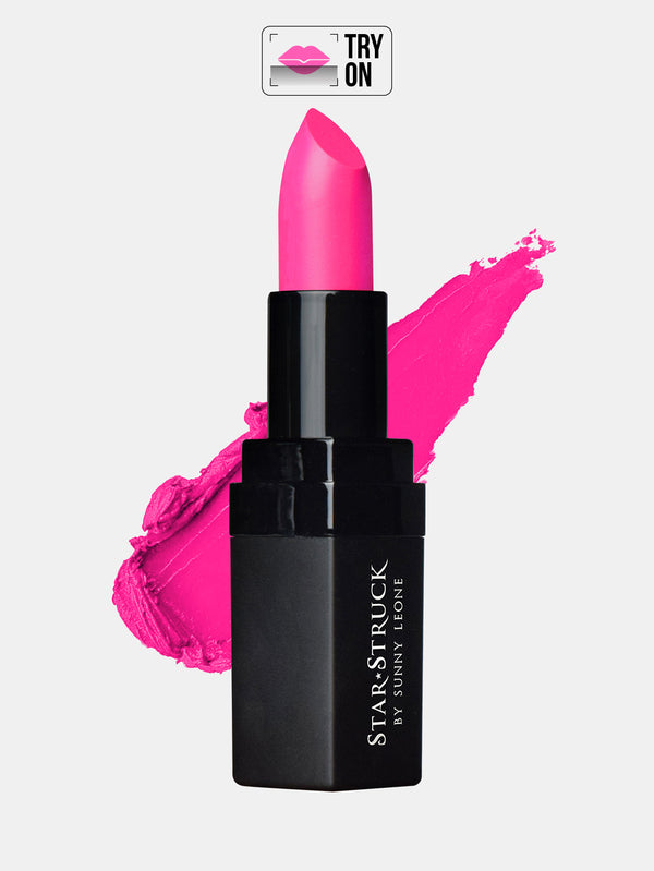 Foxy Fuchsia - Luxe Matte Lipstick, Bright Pink | 4.2gms