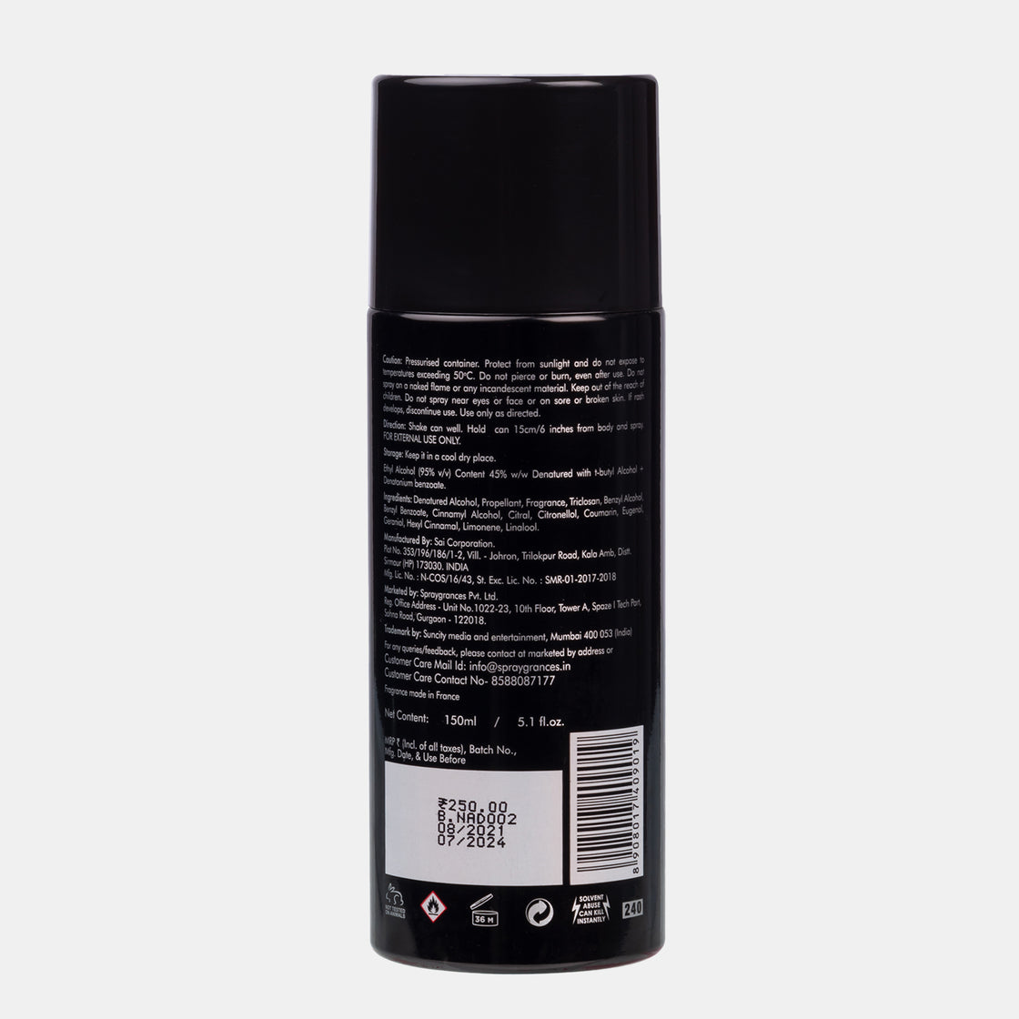 Marshals - For Him | Affetto By Sunny Leone - 150ml
