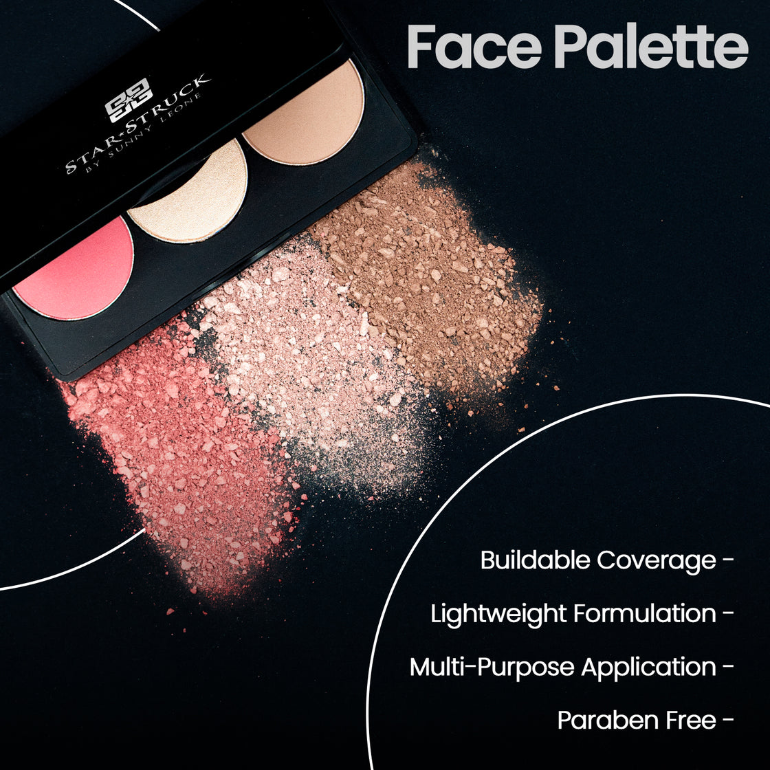 Pink-ish Face Palette-Face Palette-cruelty free cosmetics-Sunny Leone
