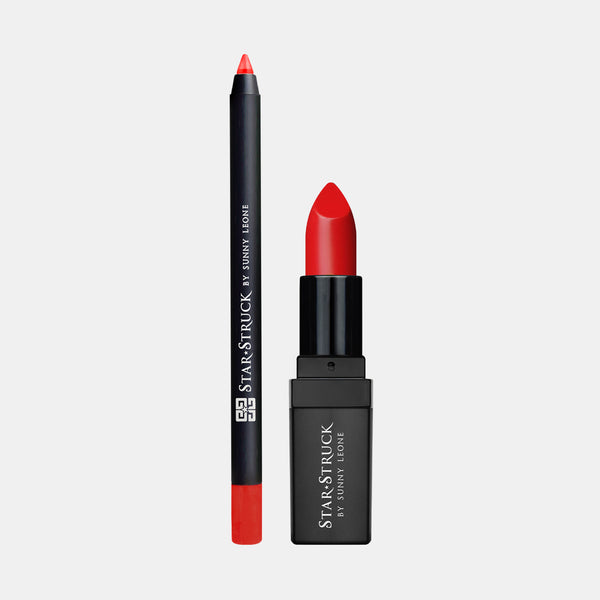 Red Carpet- 2PC Lip Kit-2pc Lipkit-cruelty free cosmetics-Sunny Leone