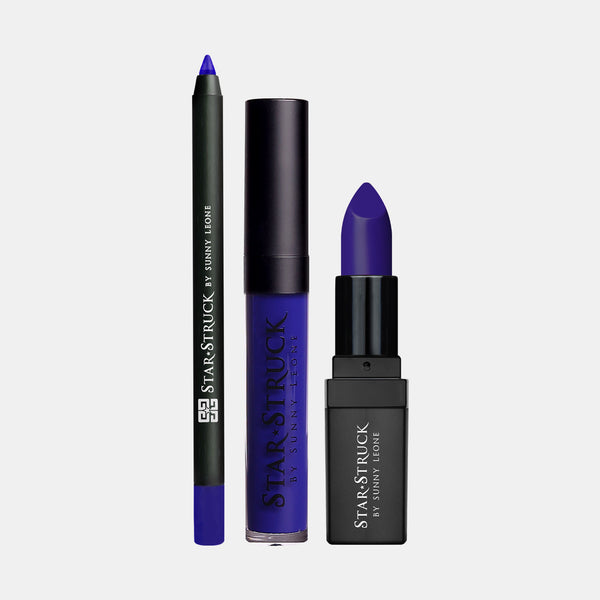 Sapphire - 3PC Lip Kit-Lip Sets-cruelty free cosmetics-Sunny Leone