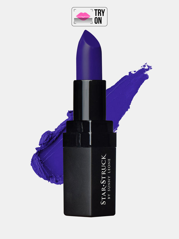 Sapphire - Luxe Matte Lipstick, Blue | 4.2gms