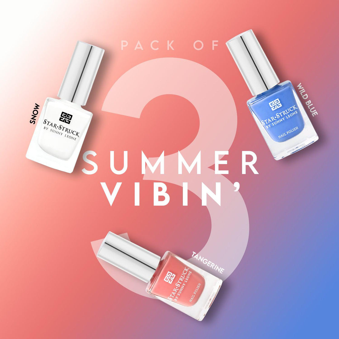 Summer Vibin' - Pack Of 3-cruelty free cosmetics-Sunny Leone