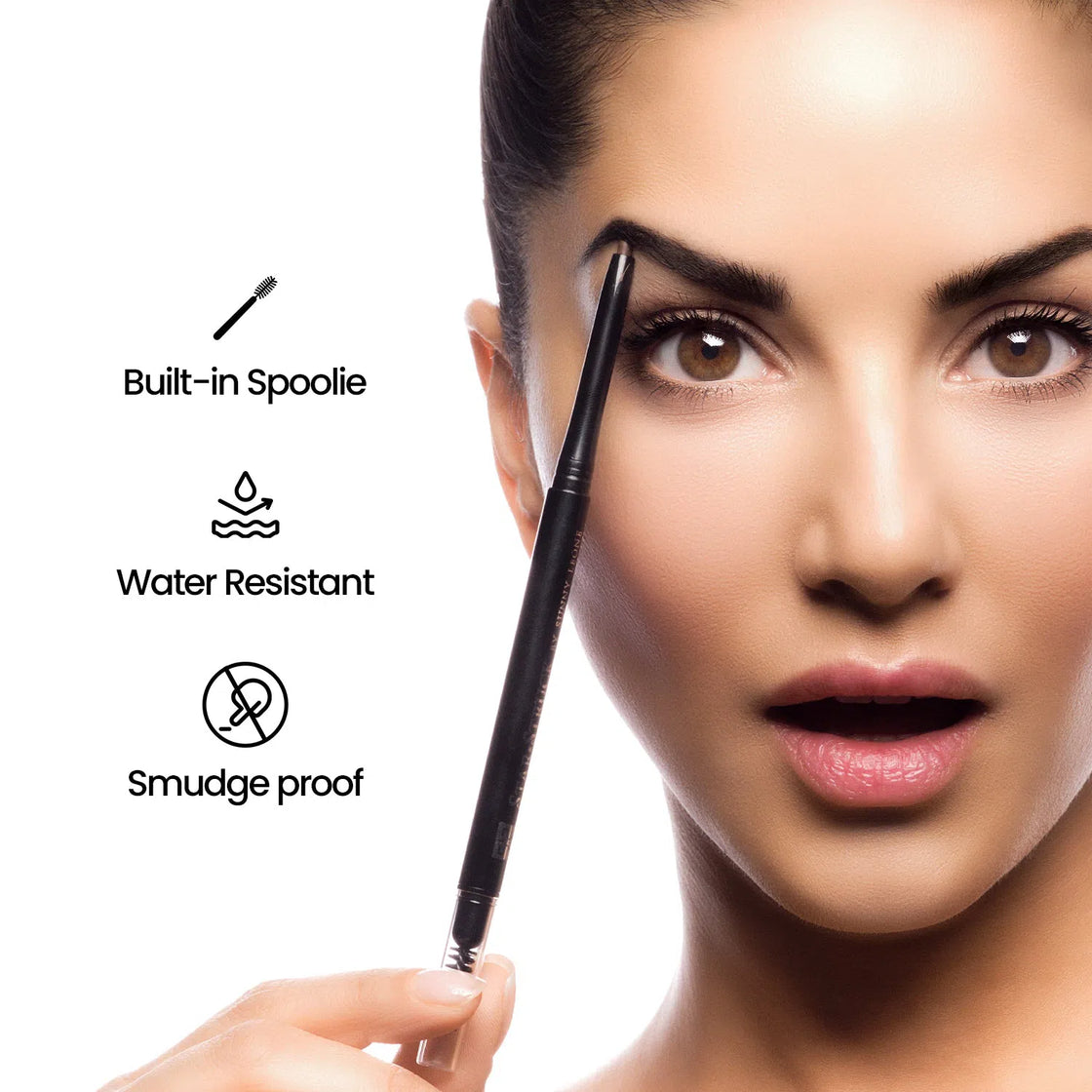 Black - Brow Pencil-cruelty free cosmetics-Sunny Leone