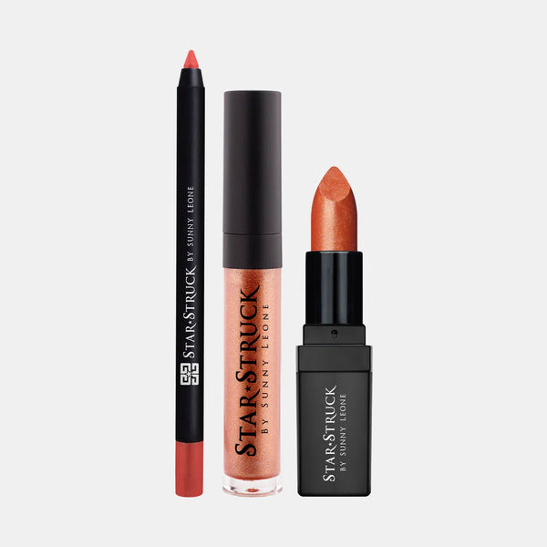 Stardust - 3PC Lip Kit-cruelty free cosmetics-Sunny Leone