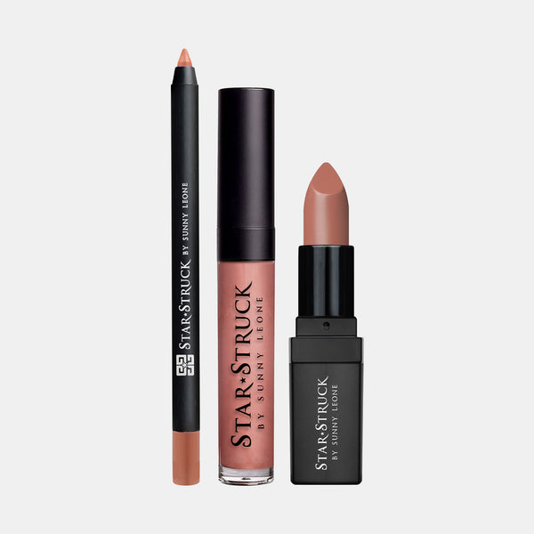 Toffee - 3PC Lip Kit-Lip Makeup-cruelty free cosmetics-Sunny Leone