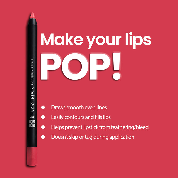 Wild Cherry - Long Wear Lip Liner-Lip Liner-cruelty free cosmetics-Sunny Leone
