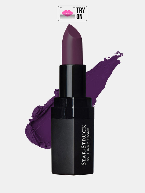 Wine - Luxe Matte Lipstick, Deep Purple | 4.2gms