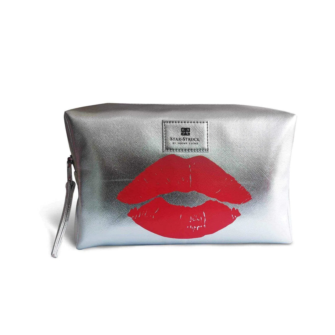 Starstruck Makeup Pouch - Silver-Makeup Pouch-cruelty free cosmetics-Sunny Leone