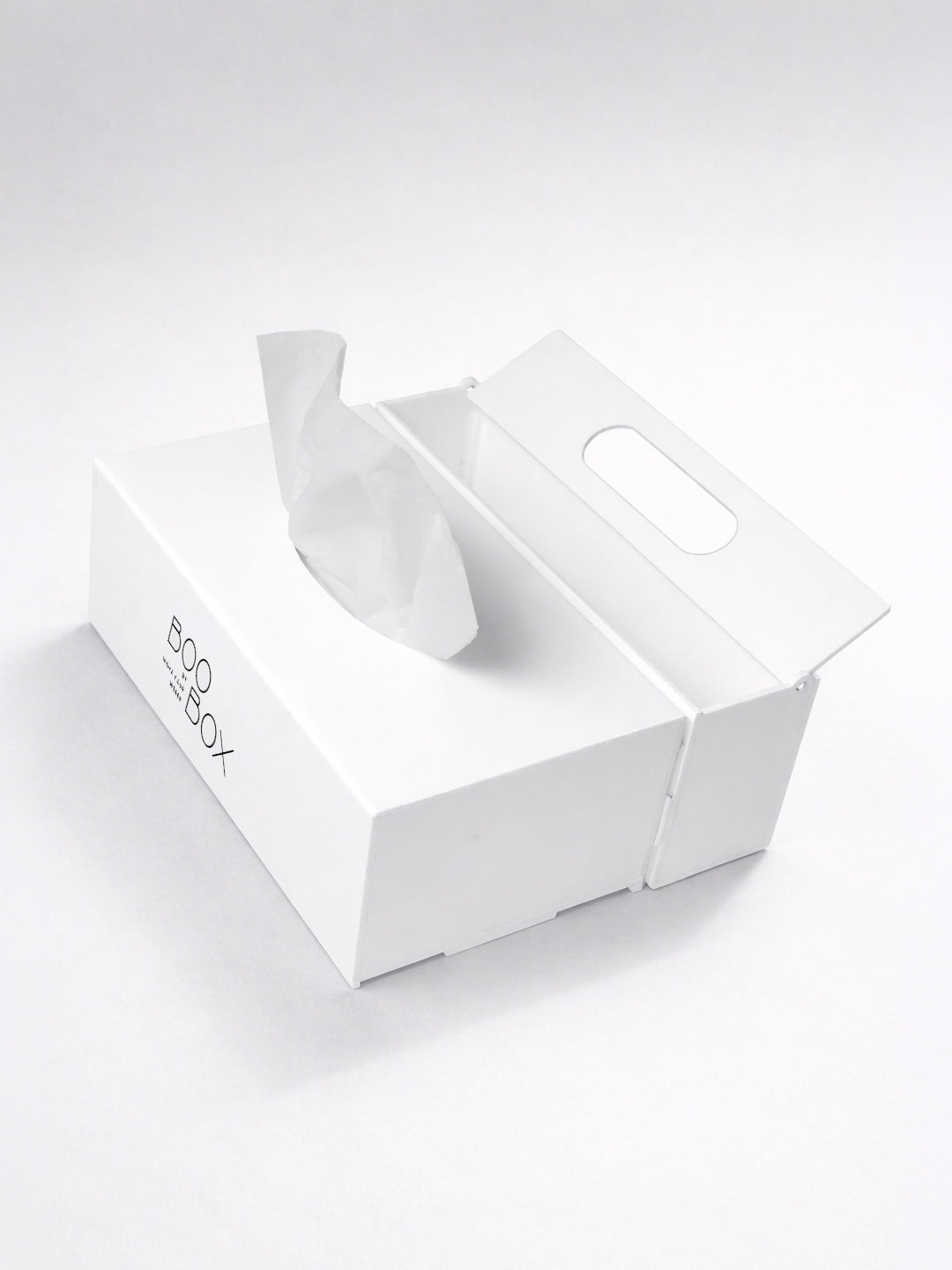 BooBox Tissue Box Holder with Built-in Disposal Bin - White – Star ...