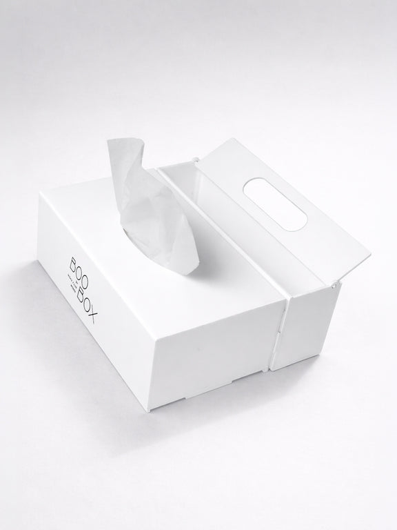 BooBox Tissue Box Holder with Built-in Disposal Bin - White – Star ...