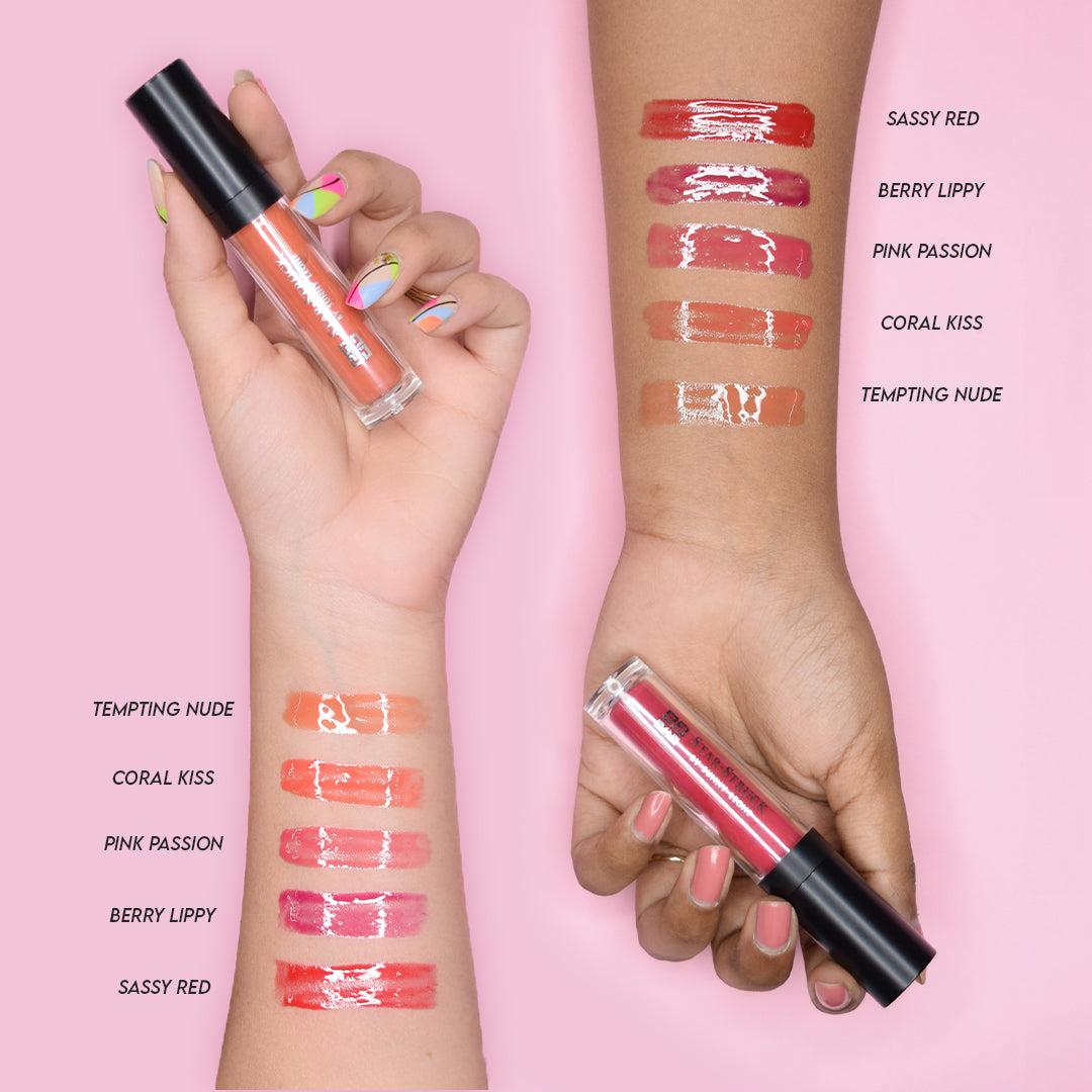 Sassy Red - Glossy Lip Tint-cruelty free cosmetics-Sunny Leone
