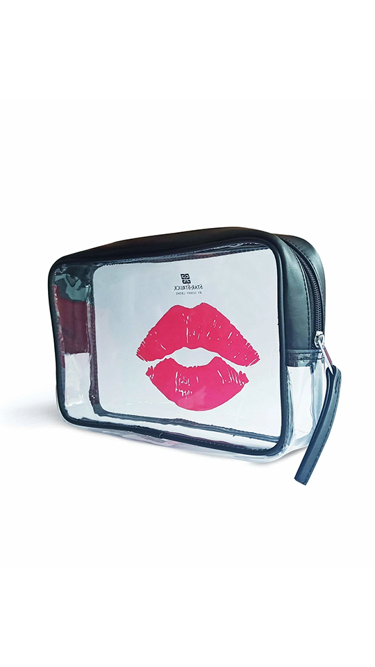 Makeup Pouch - Transparent-cruelty free cosmetics-Sunny Leone